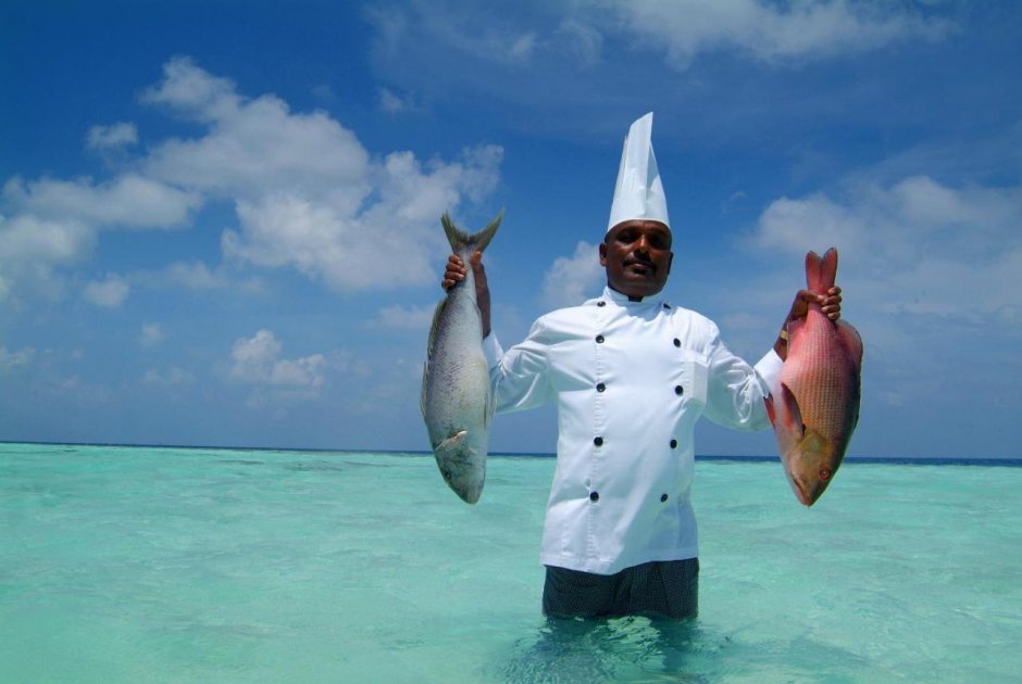 Скат в море