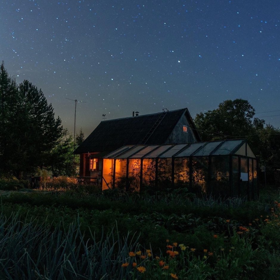Ночь в деревне