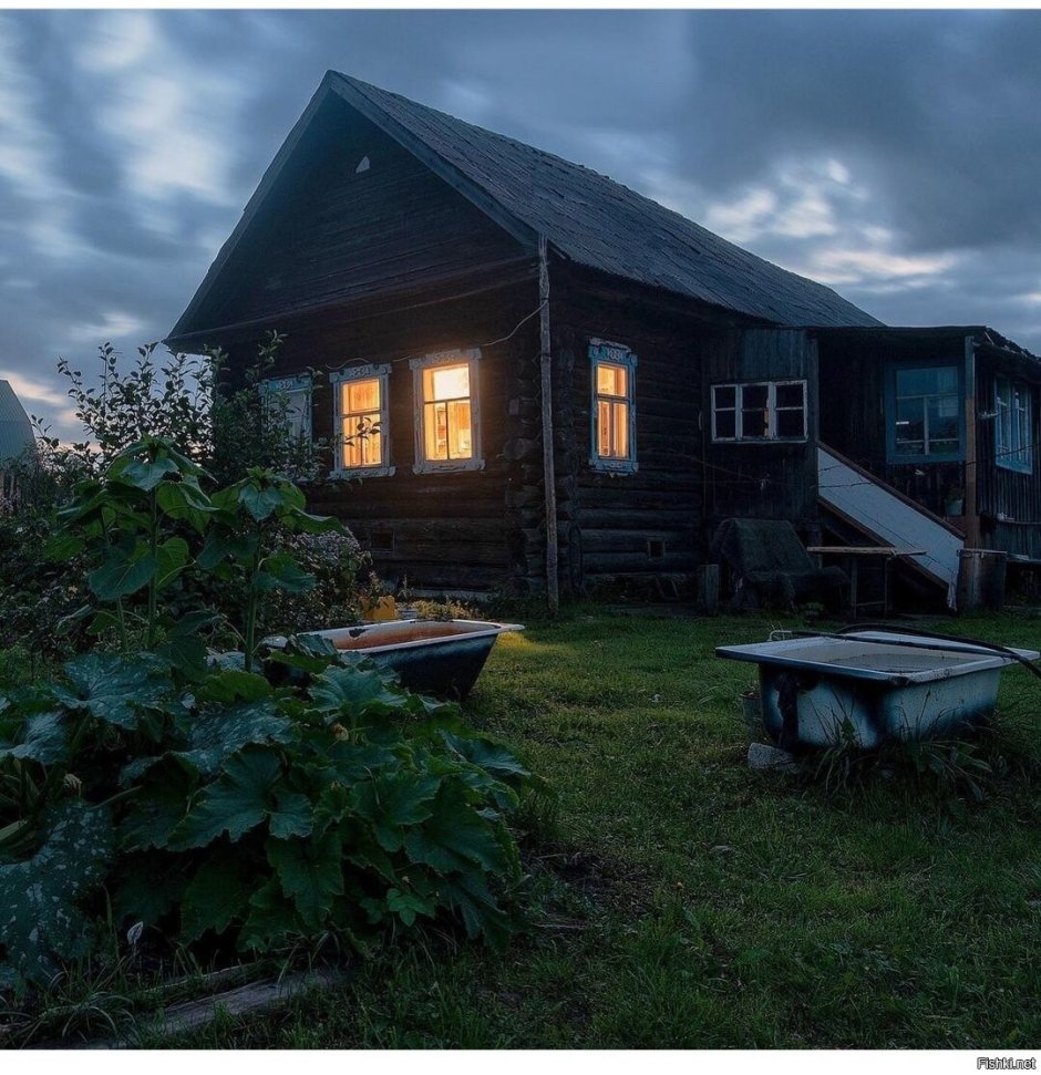 Ночь в деревне