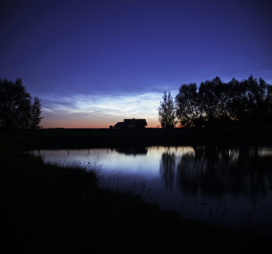 Ночь деревня лето