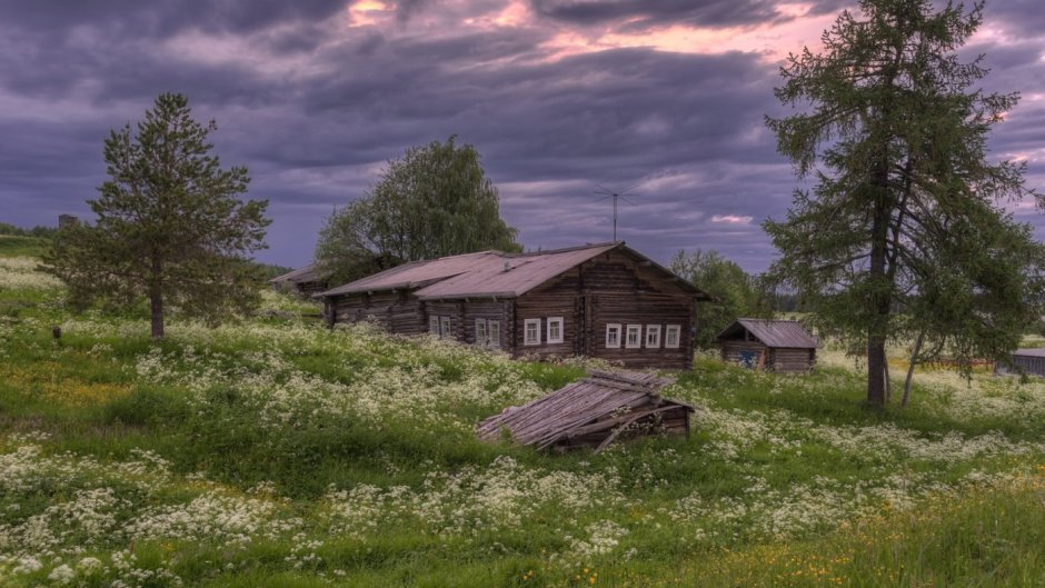 Север деревня