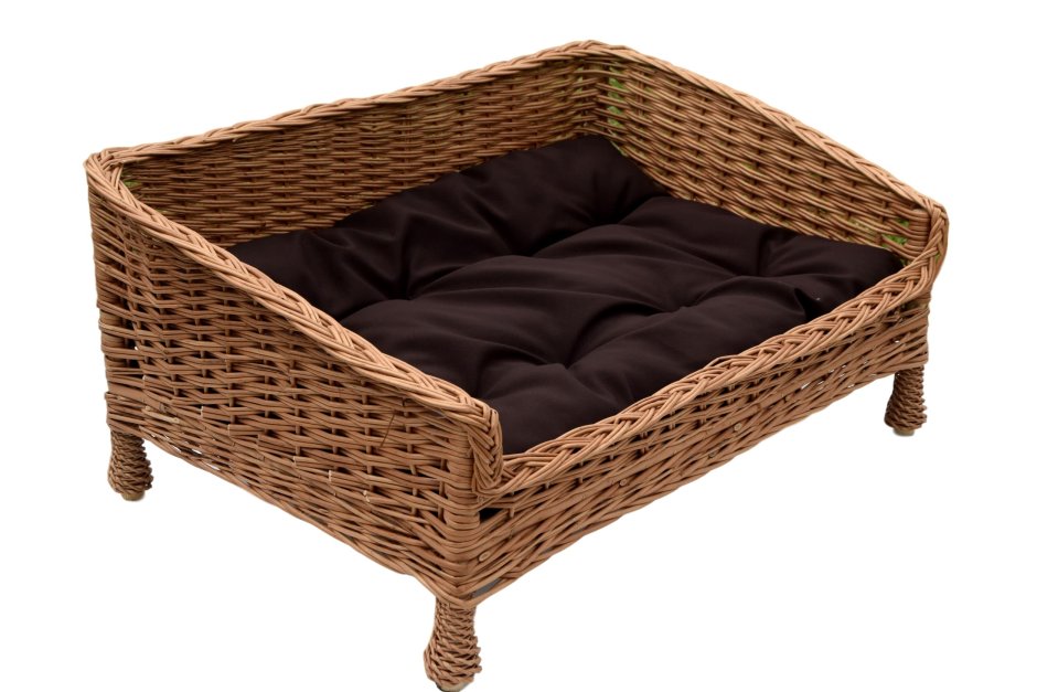 Лежак для собаки из ротанга