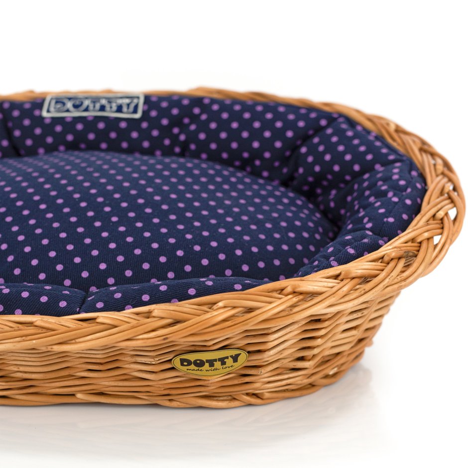 Плетеный лежак для собаки