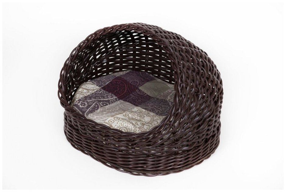 Плетеный домик для кошки