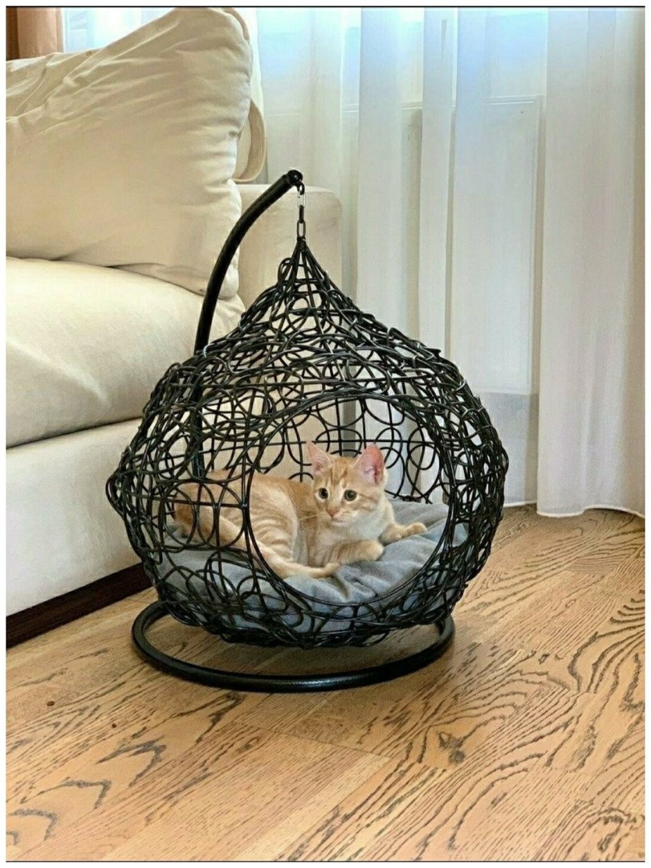 Плетеный лежак для собаки