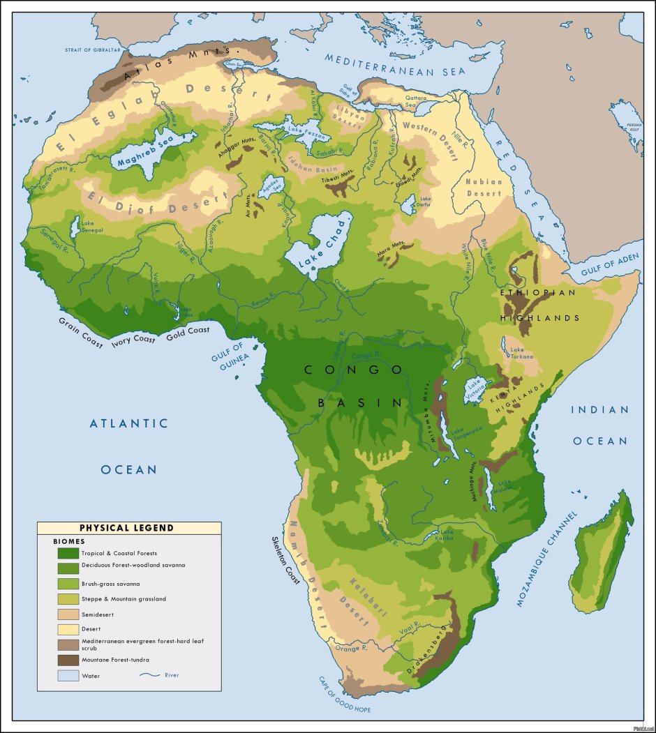 Африка 10 тысяч лет назад