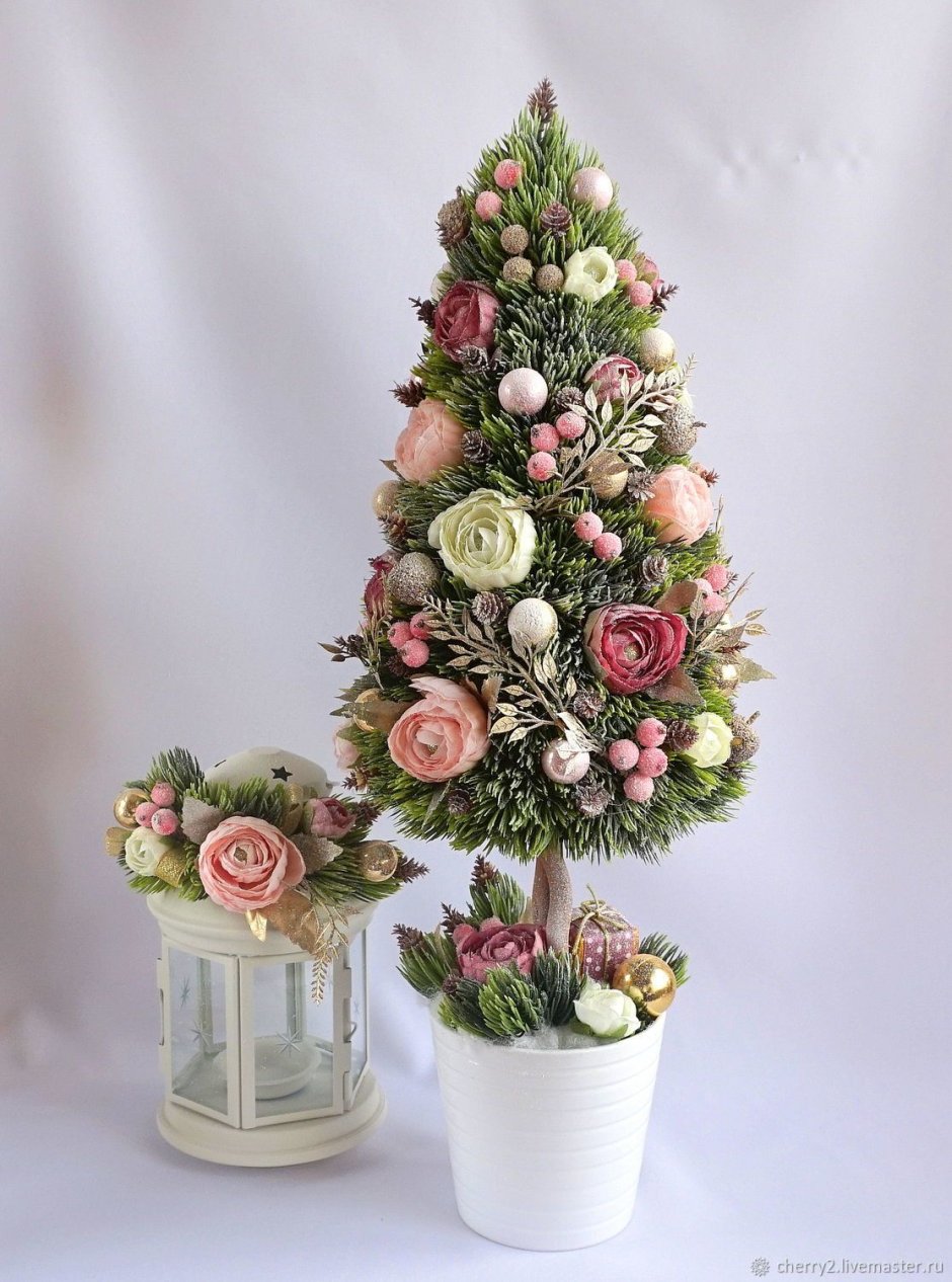 Новогодние интерьерные композиции