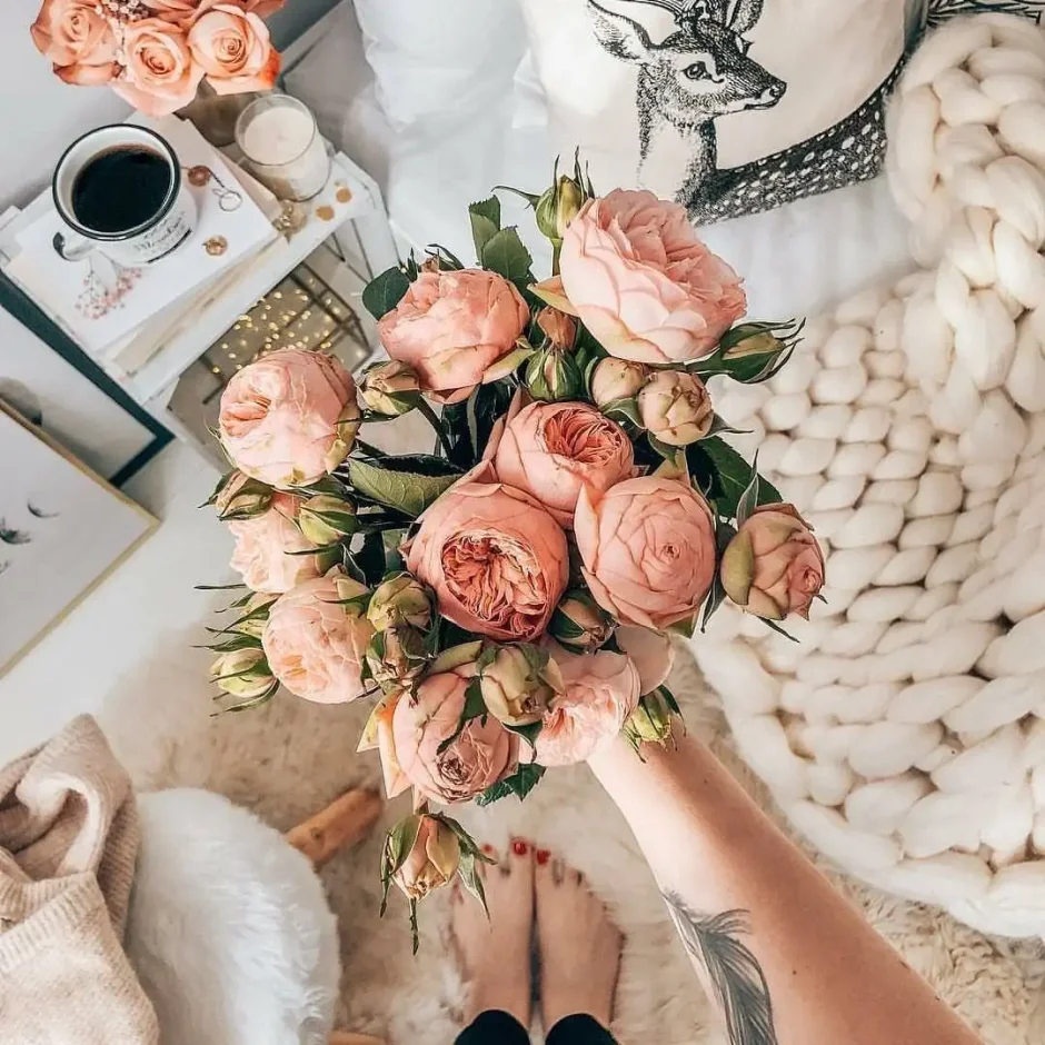 Кофе Весна цветы