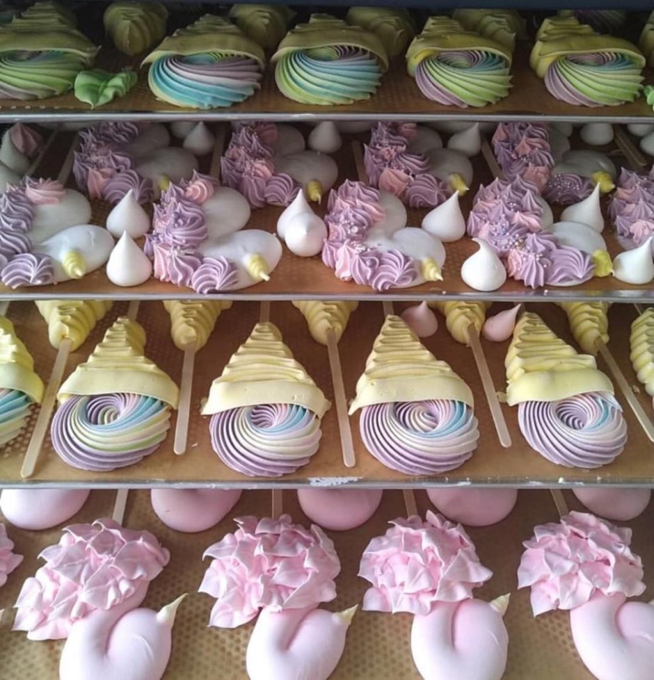 Ракушки из меренги