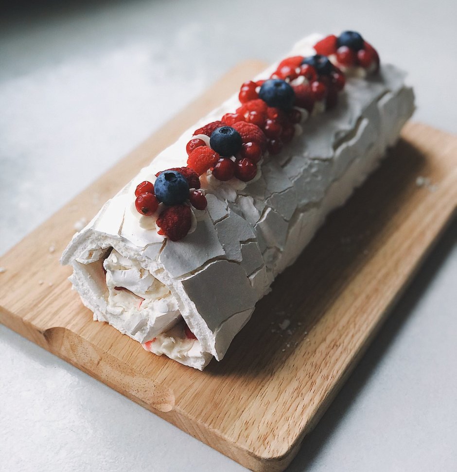 Меренговый рулет Анна Павлова