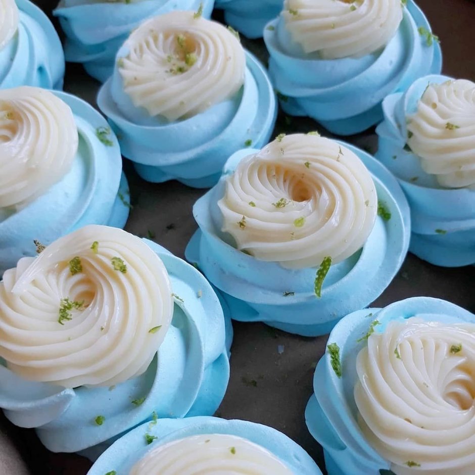 Безе цветочки