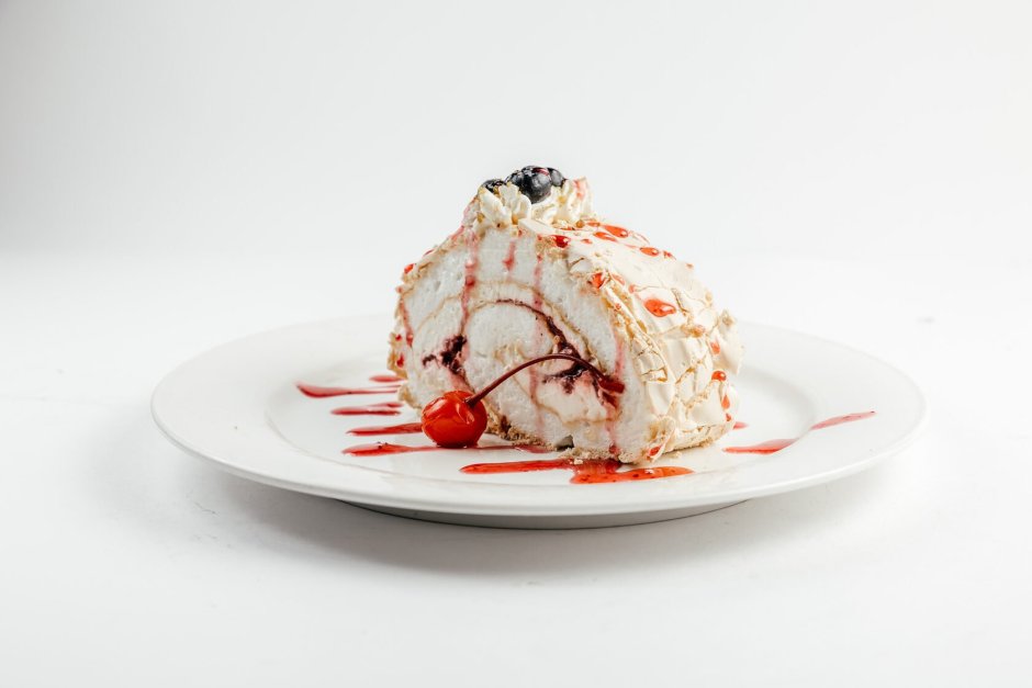 Меренговый рулет мадам безе