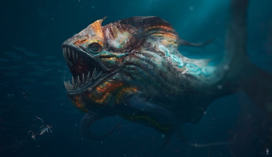 Блуп Морское чудовище