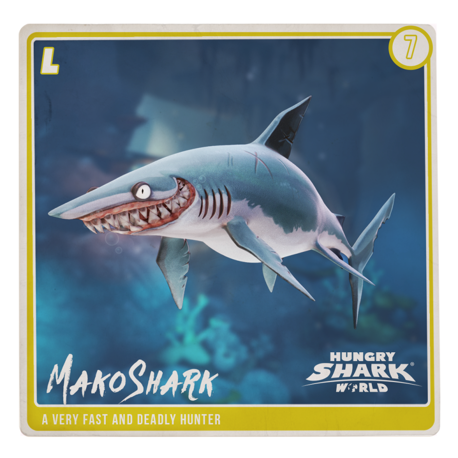 Акула мако Хангри Шарк ворлд