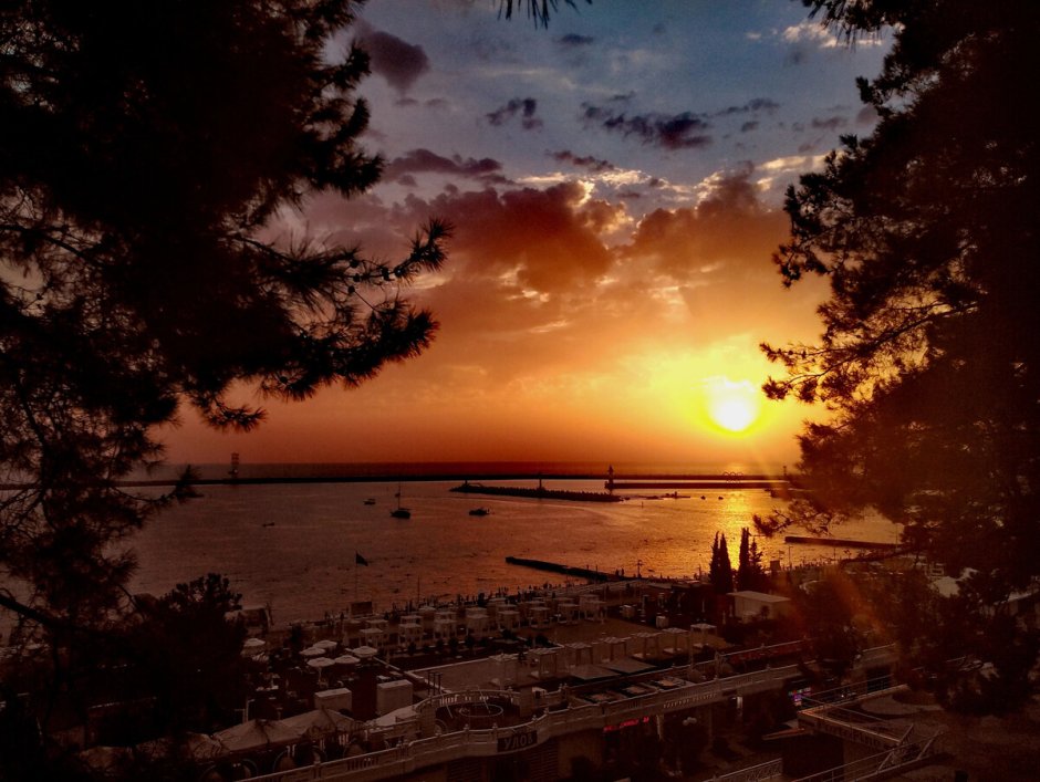 Теплый закат