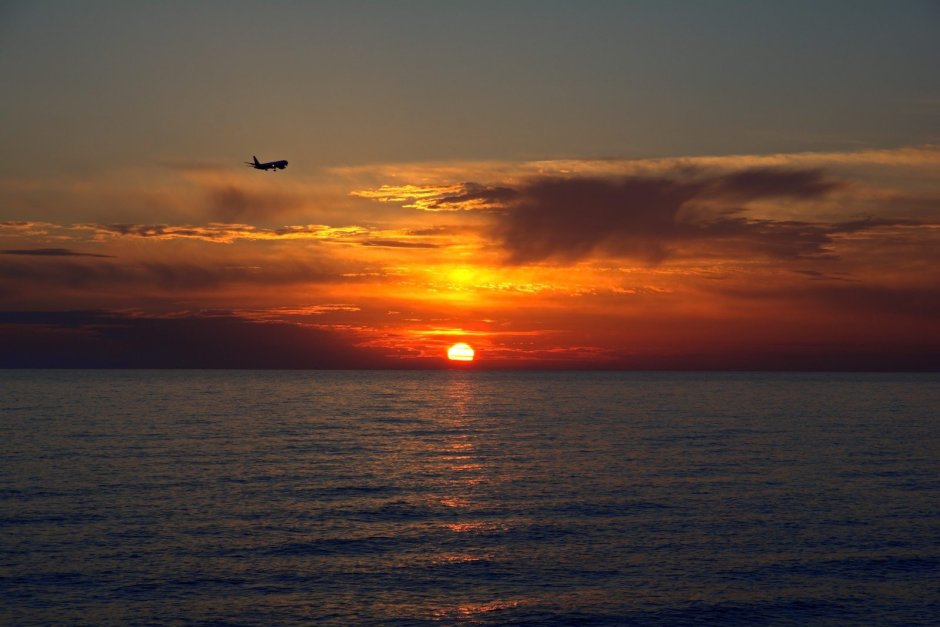 Адлер море закат