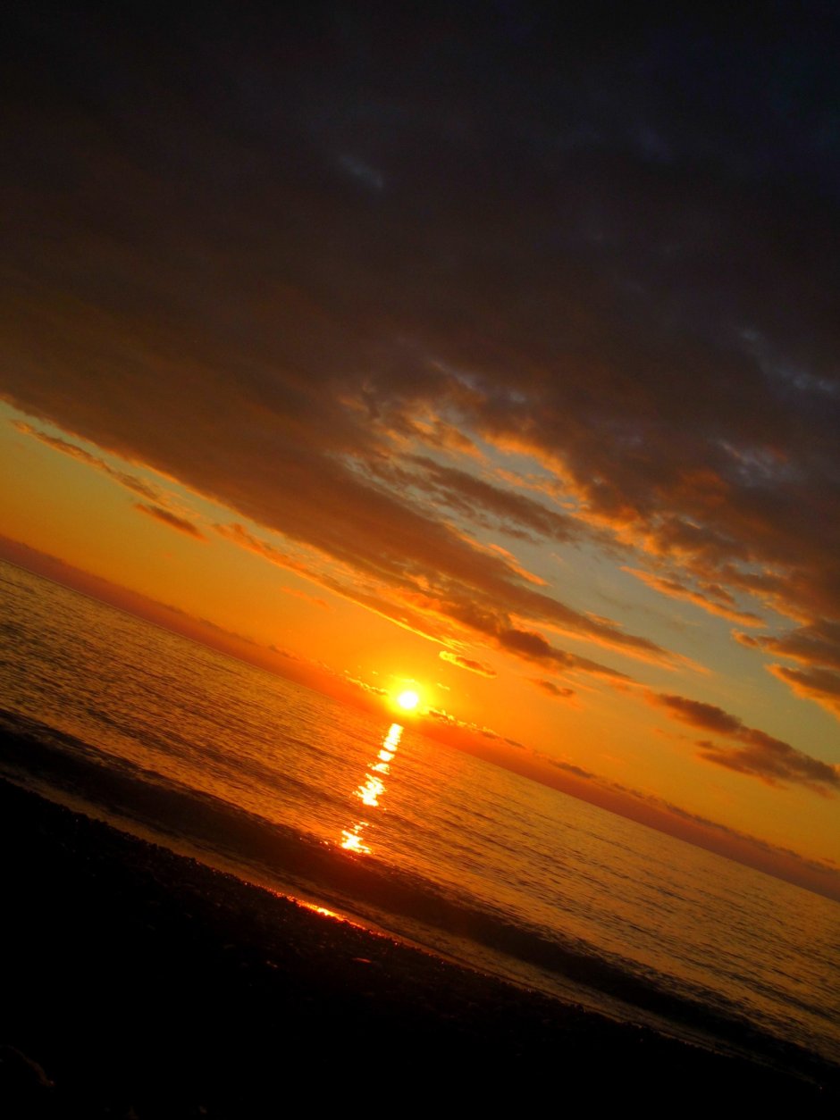 Адлер море закат