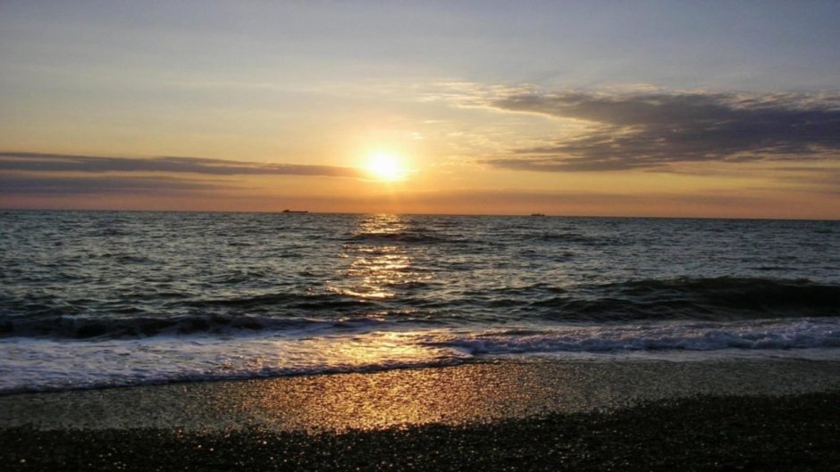 Черное море рассвет