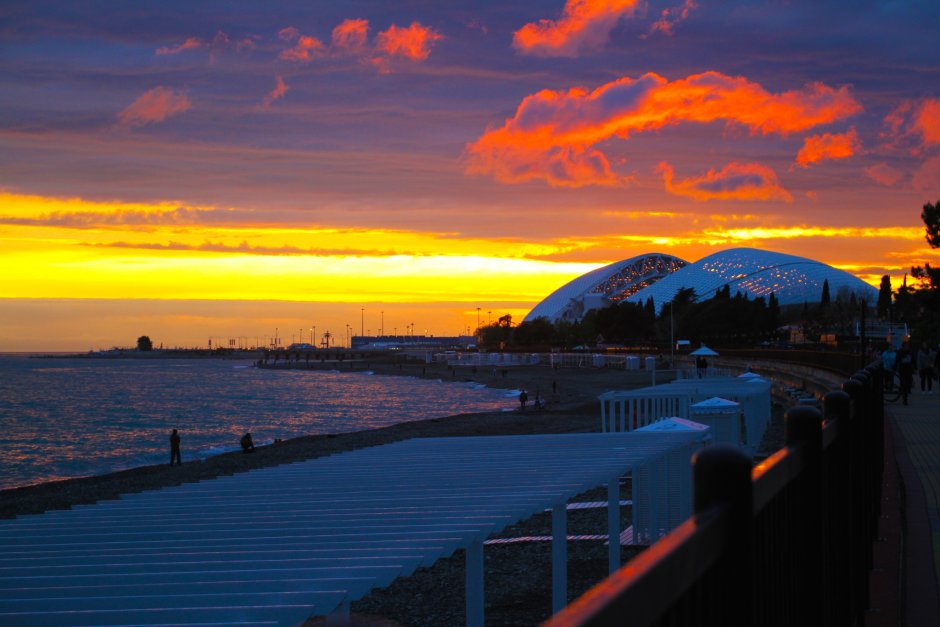 Бархатный сезон Сочи закат картинки красивые