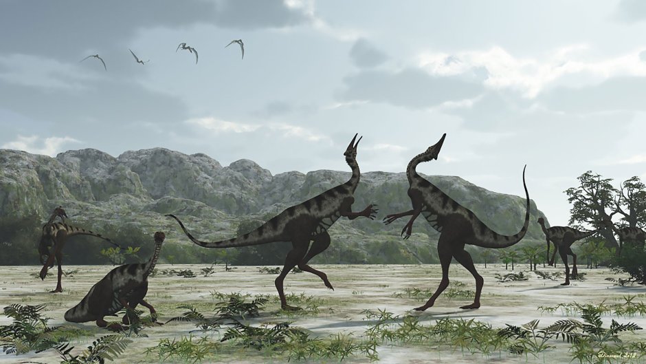 Орнитомим доисторический парк