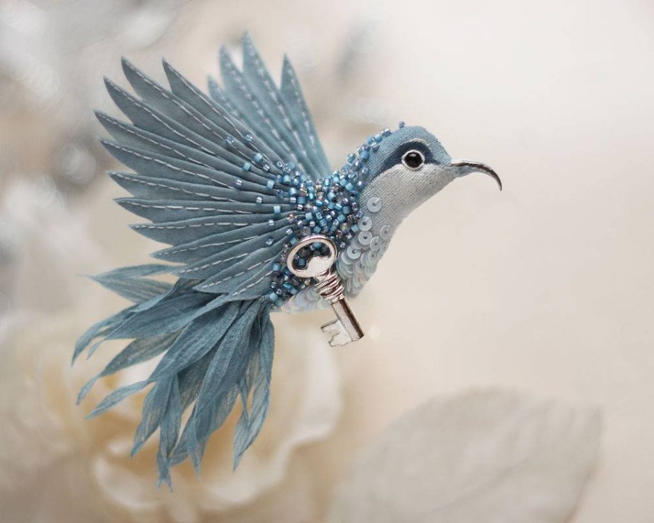 Брошь Колибри Юля Горина