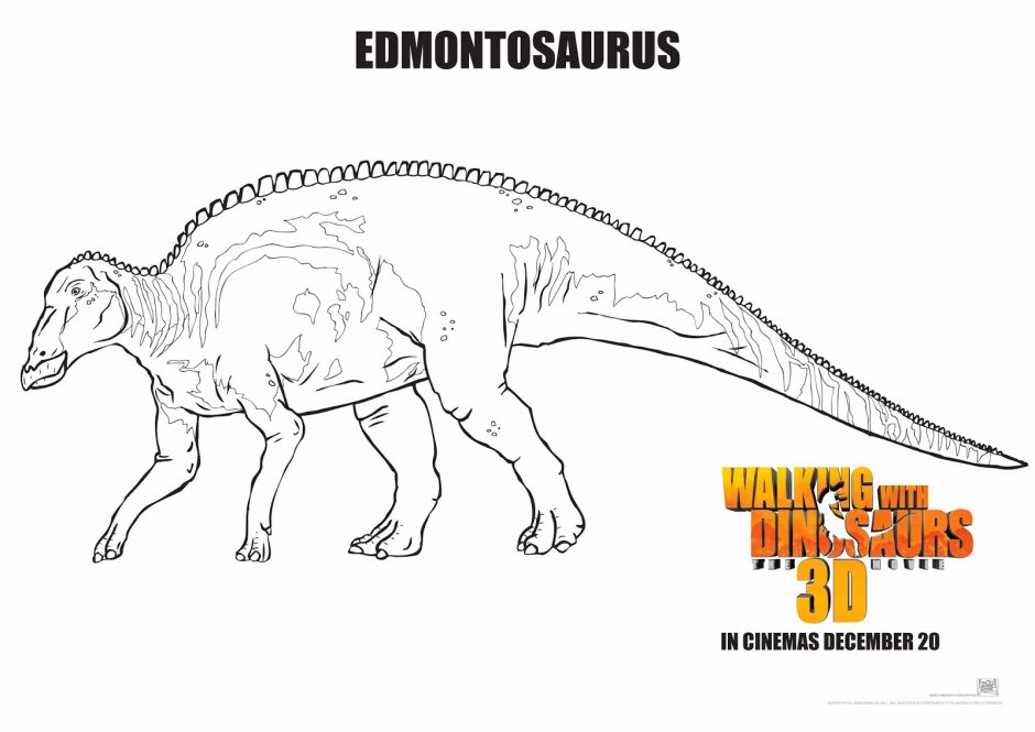 Динозавр Горгозавр раскраска