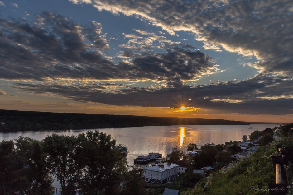 Рассвет на Волге Кострома
