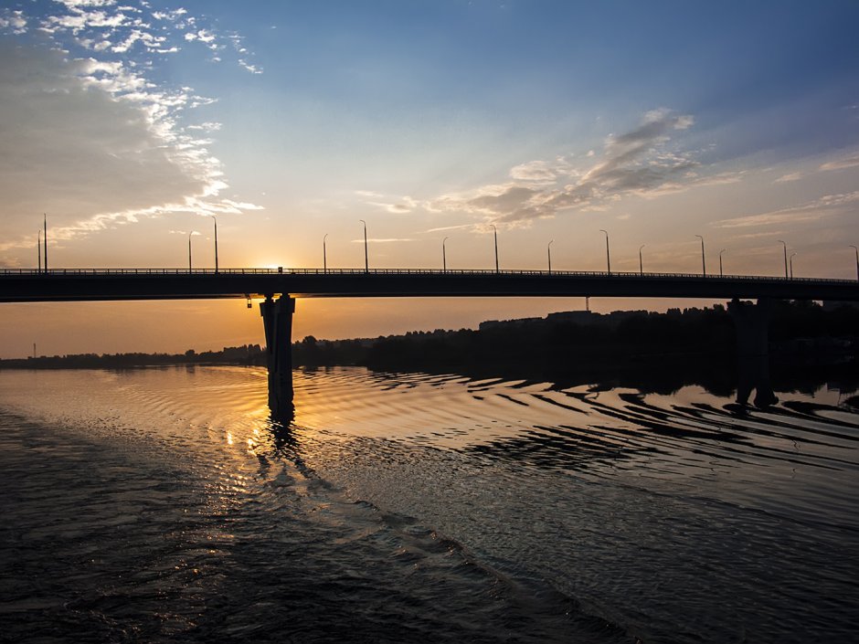 Река Волга в Балаково