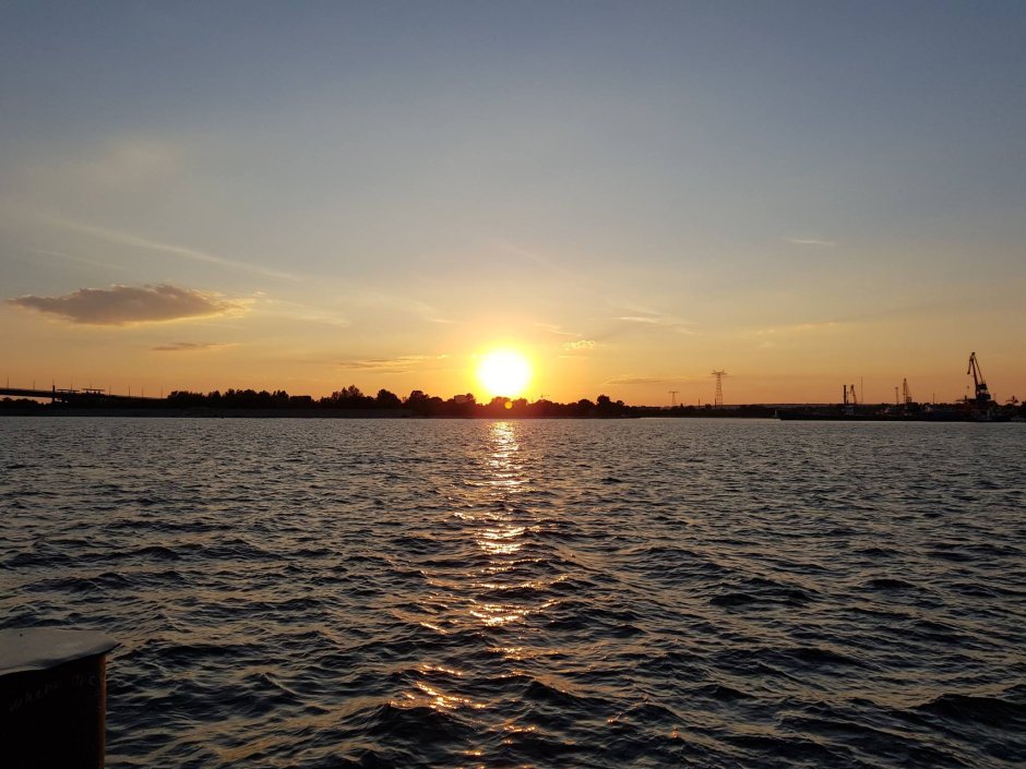 Закат в городе Балаково