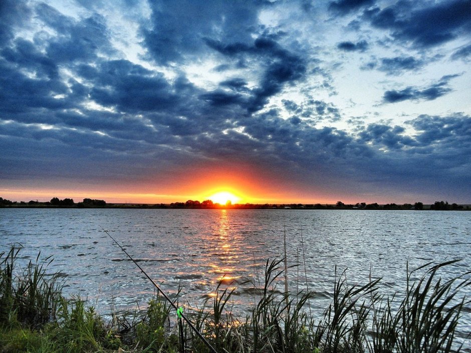 Волга река Волгоград рассвет