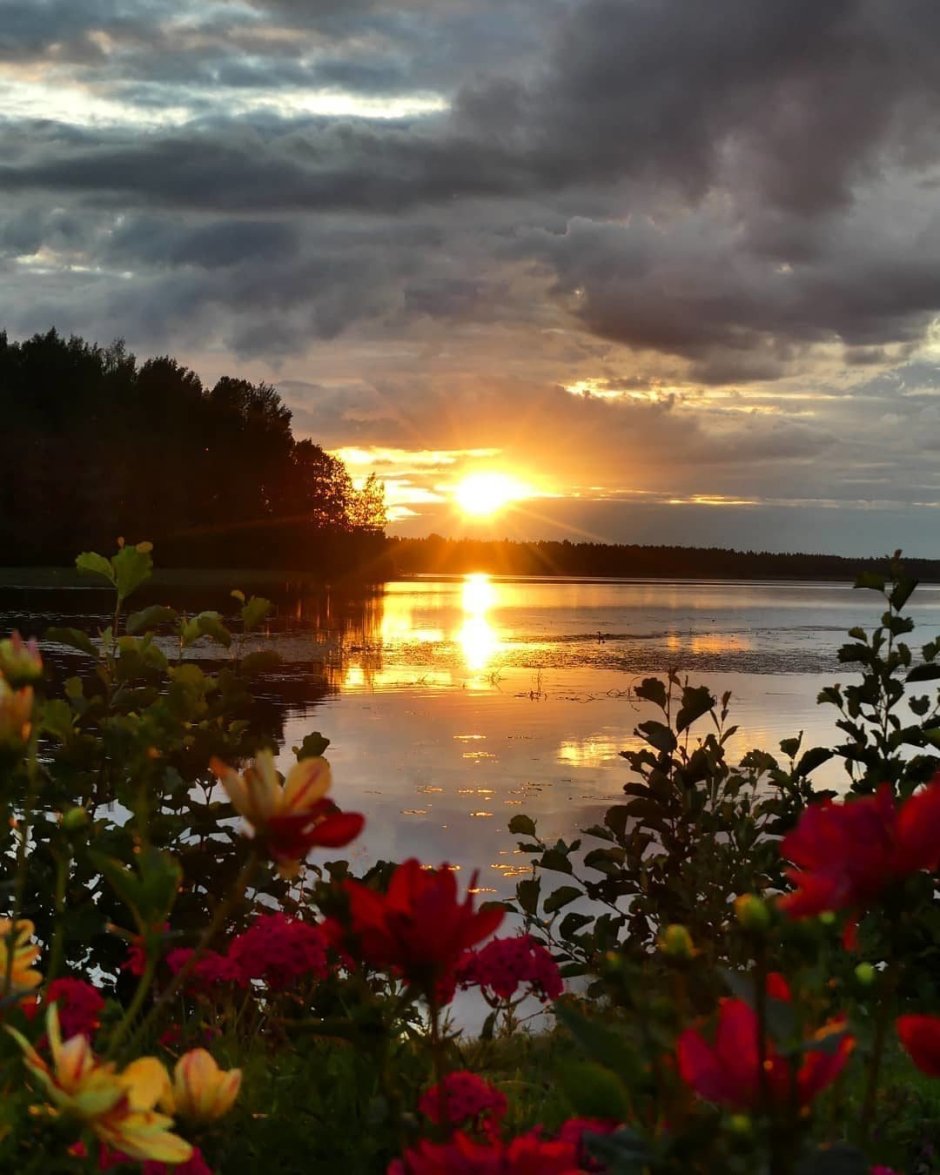 Вечер закат