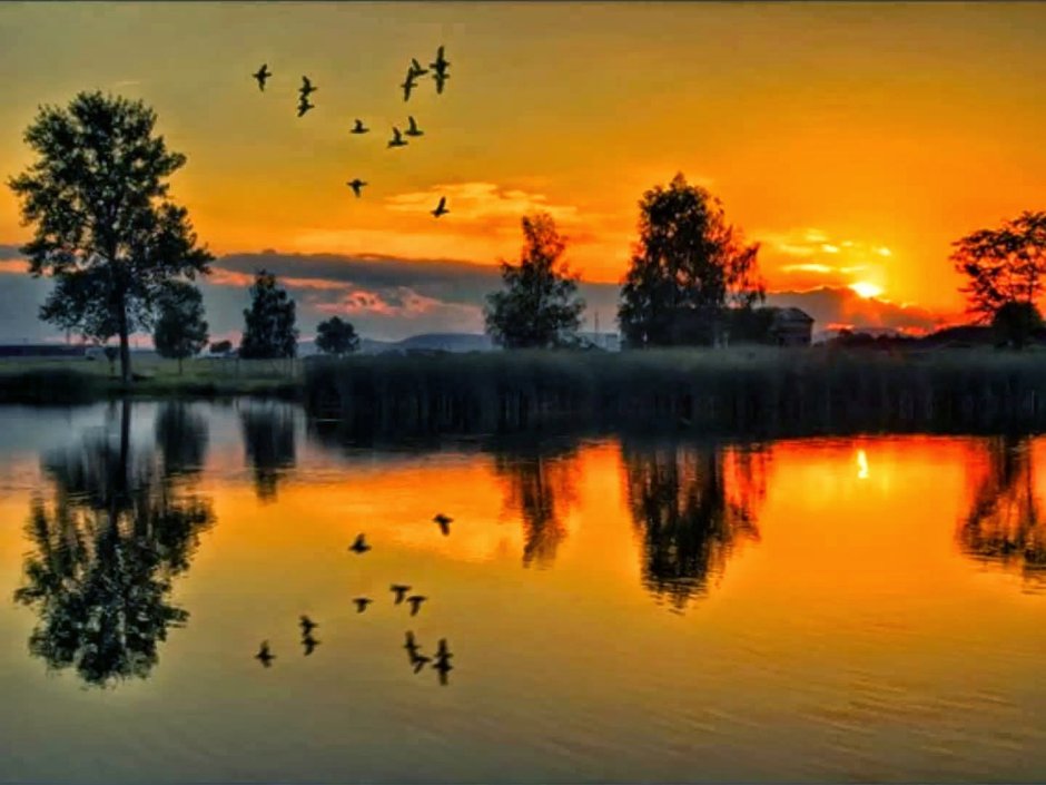 Красивый закат