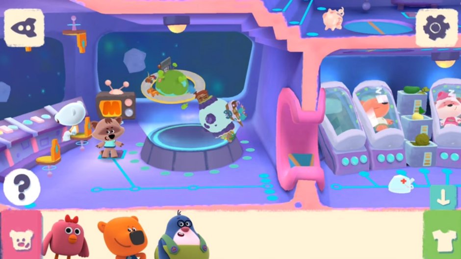 Игра Мимимишки в космосе