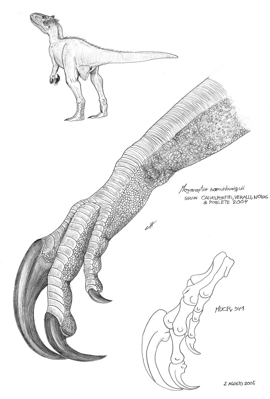 Мегараптор динозавр