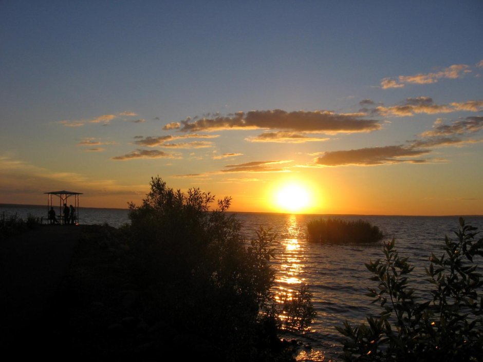 Плещеево озеро закат