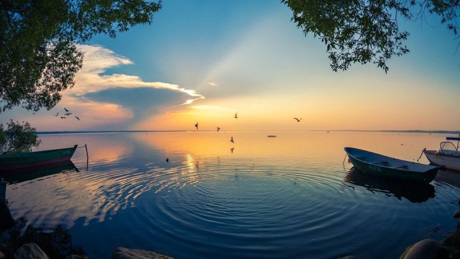 Закат в переславле залесском