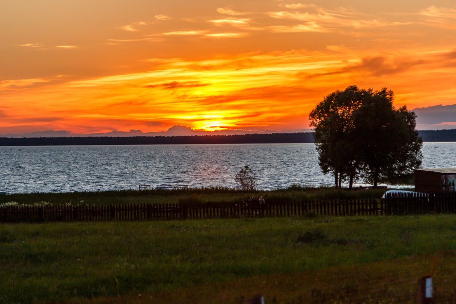Переславль-Залесский Александрова гора закат