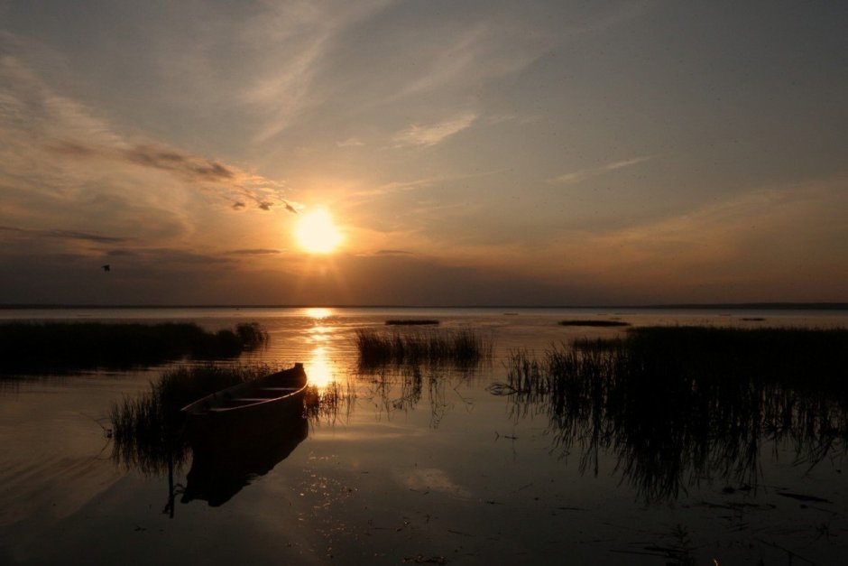 Плещеевское озеро в Переславле Залесском