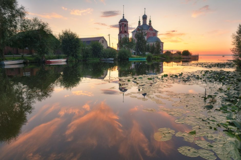 Устье реки Трубеж Переславль Залесский