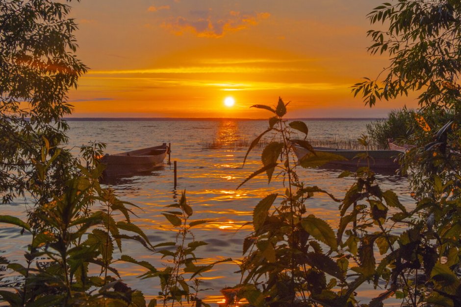 Плещеево озеро закат