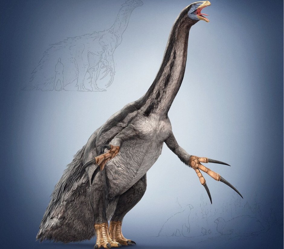 Теризинозавр палеоарт