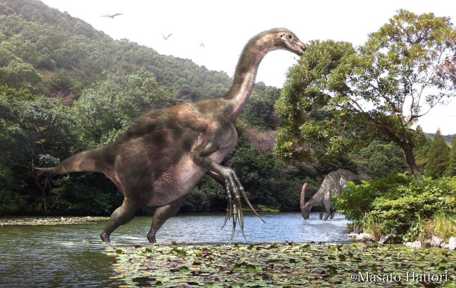 Теризинозавр когти