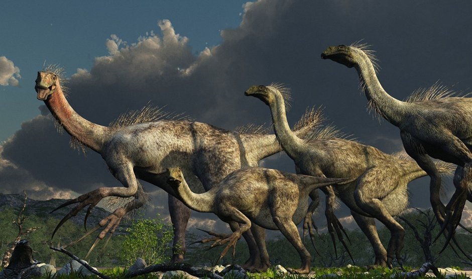 Теризинозавр мир Юрского периода