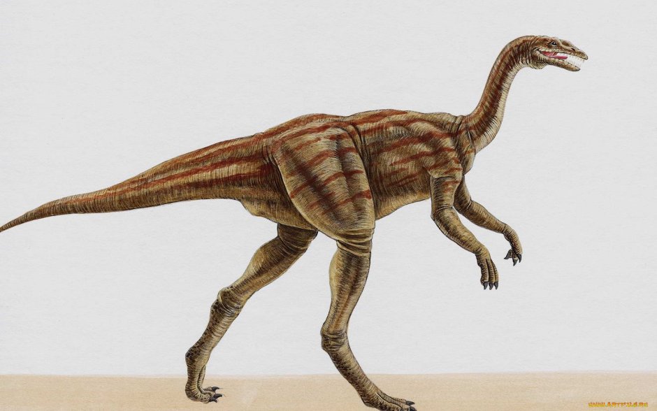 Динозавр с длинными лапами