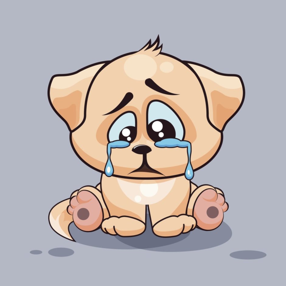 Плачущие животные мультяшные