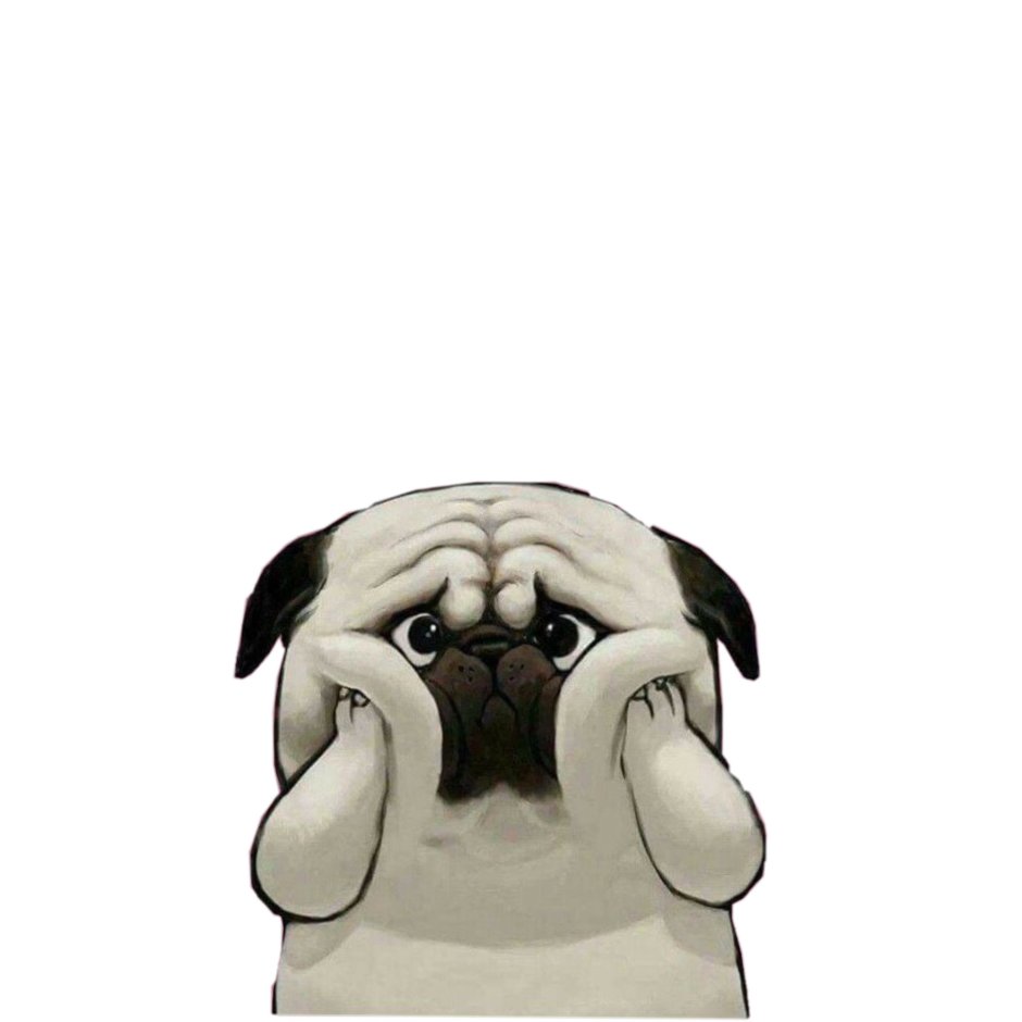 Мопс мультяшный