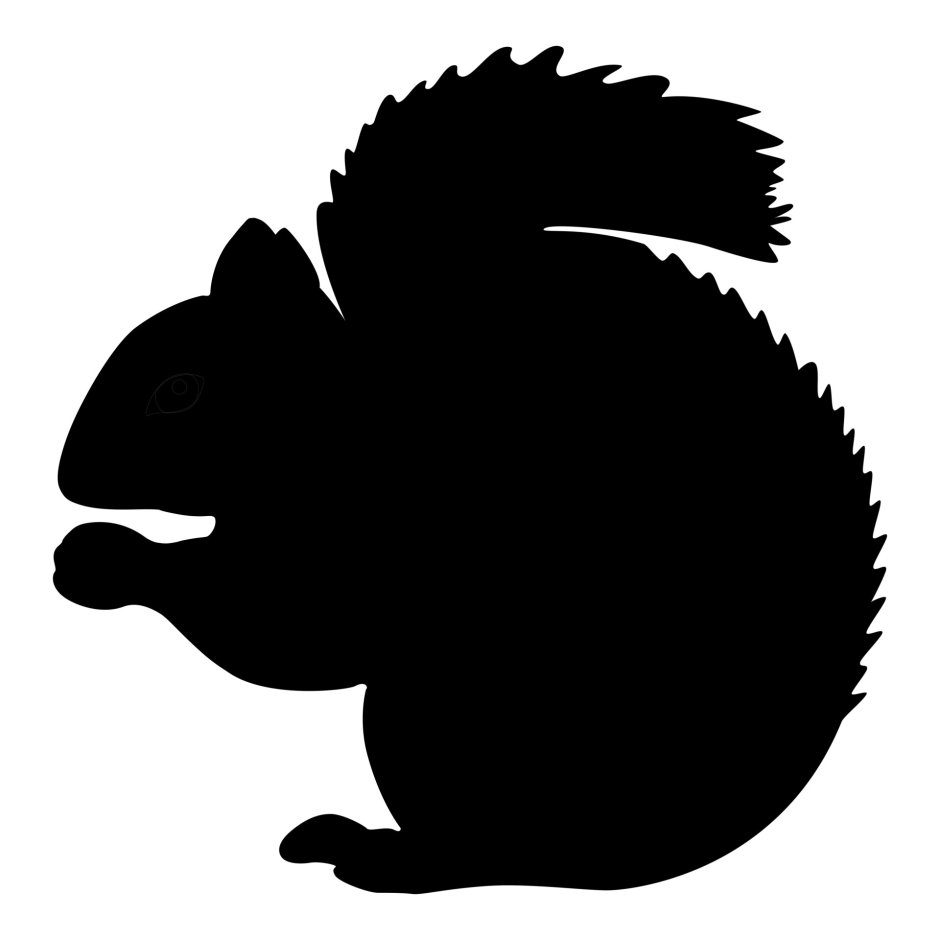 Силуэт диких животных для детей