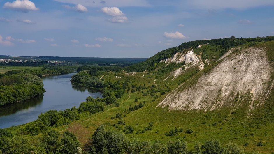 Меловые горы Шебекино