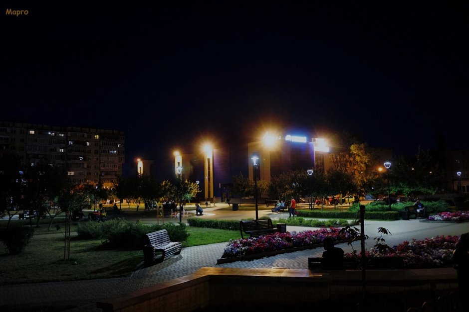 Ночной старый Оскол