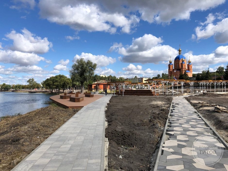 Новая набережная в Шебекино